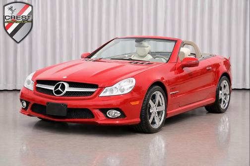 Mars Red 2009 Mercedes-Benz SL-Class V8 Convertible