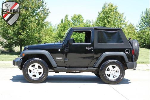 Black Clearcoat 2012 Jeep Wrangler Sport