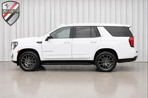 White Frost Tricoat 2021 GMC Yukon SLT