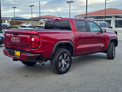 Volcanic Red 2023 GMC Canyon AT4