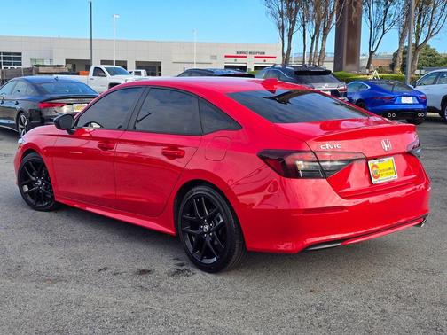 Rallye Red 2025 Honda Civic Sport