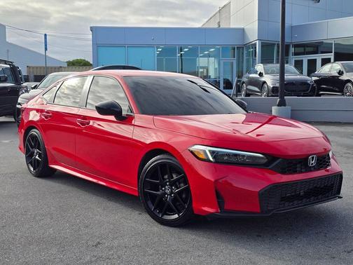 Rallye Red 2025 Honda Civic Sport