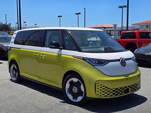 Pomelo Yellow Metallic - Candy White 2025 Volkswagen ID. Buzz Pro S Plus