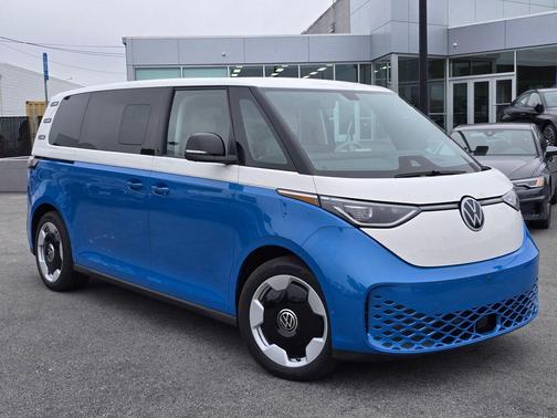 Cabana Blue Metallic - Candy White 2025 Volkswagen ID. Buzz Pro S Plus