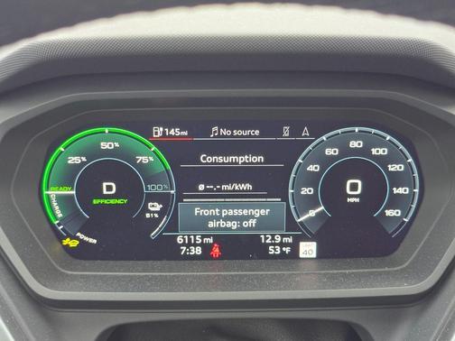 Pebble Gray 2025 Audi Q4 e-tron 55 quattro Premium