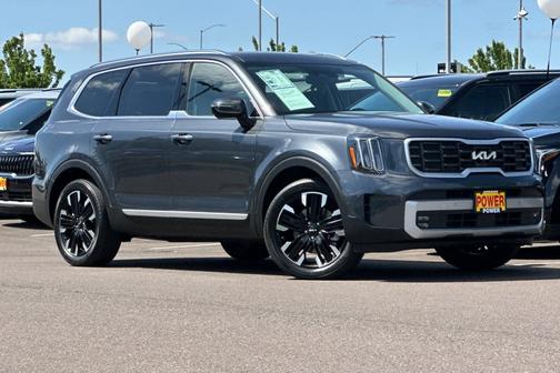 Gray 2023 Kia Telluride SX