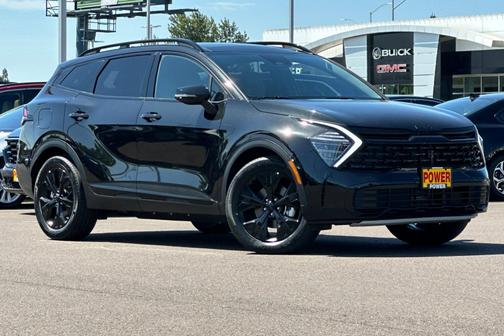 Black 2025 Kia Sportage Plug-In Hybrid X-Line