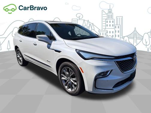 White Frost Tricoat 2024 Buick Enclave Avenir