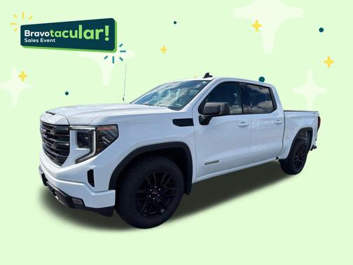 Summit White 2024 GMC Sierra 1500 Elevation