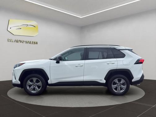White 2022 Toyota RAV4 Hybrid LE