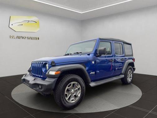 Ocean Blue Metallic Clearcoat 2019 Jeep Wrangler Unlimited Sport