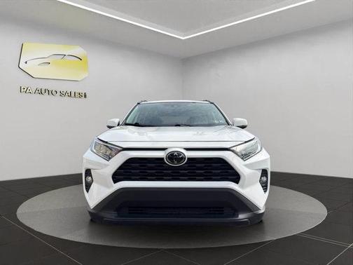 Super White 2020 Toyota RAV4 XLE Premium