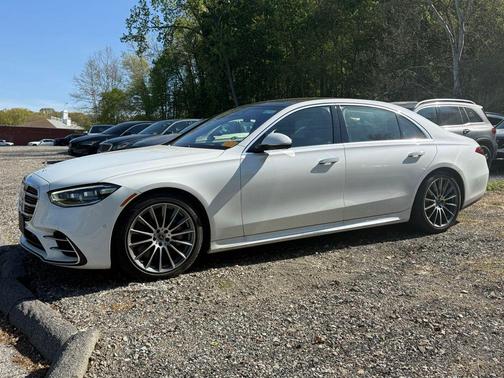 White 2024 Mercedes-Benz S-Class 4MATIC