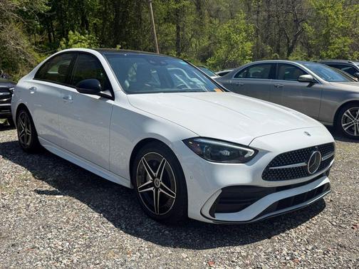 MANUFAKTUR Moonlight White Metallic 2024 Mercedes-Benz C-Class C 300 4MATIC