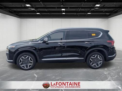 Black 2022 Hyundai SANTA FE HEV Limited