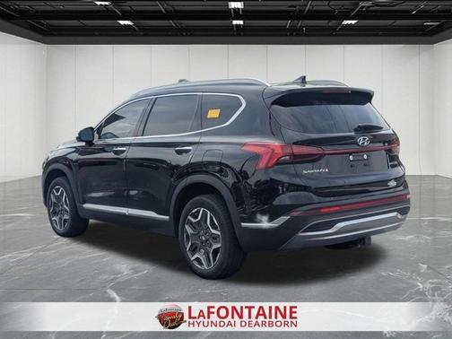 Black 2022 Hyundai SANTA FE HEV Limited