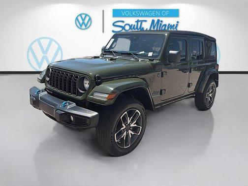 Sarge Green Clearcoat 2024 Jeep Wrangler 4xe Sport S