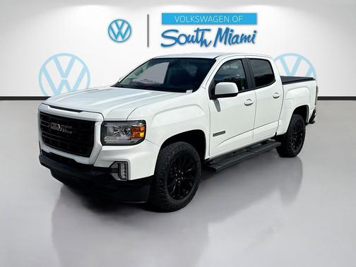 Summit White 2021 GMC Canyon Elevation