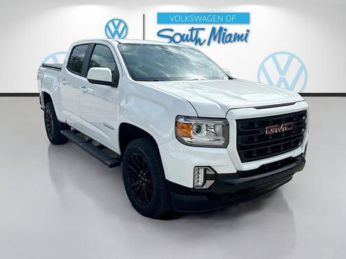 Summit White 2021 GMC Canyon Elevation