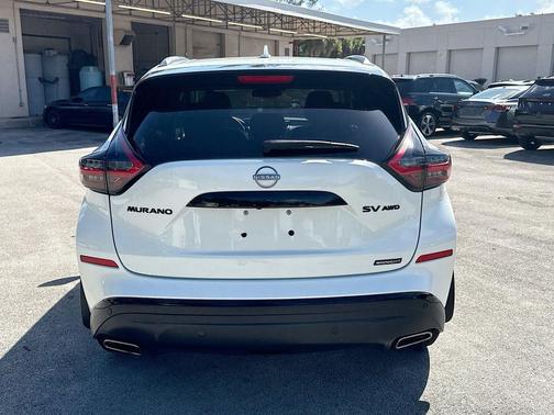 Pearl White Tricoat 2024 Nissan Murano SV Intelligent AWD