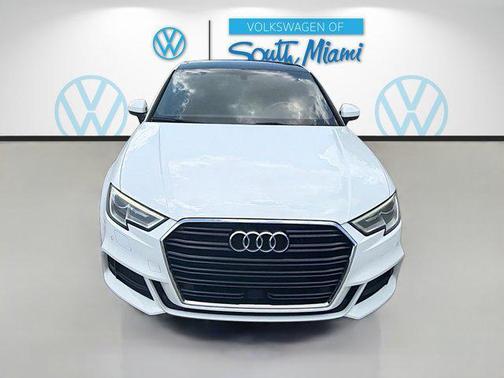 White 2018 Audi A3 2.0T Premium