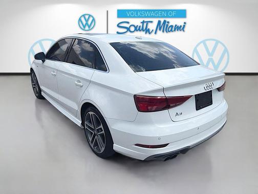 White 2018 Audi A3 2.0T Premium