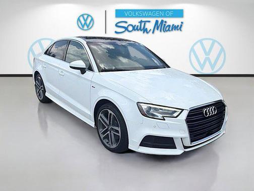 White 2018 Audi A3 2.0T Premium