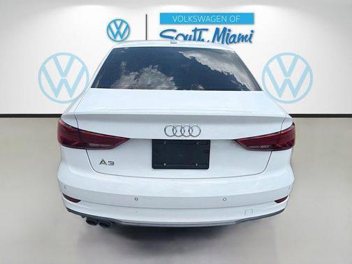 White 2018 Audi A3 2.0T Premium