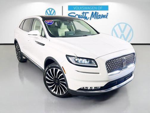 Pristine White Metallic Tri-Coat 2022 Lincoln Nautilus Black Label