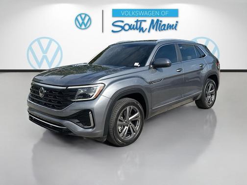 Gray 2024 Volkswagen Atlas Cross Sport 2.0T SEL