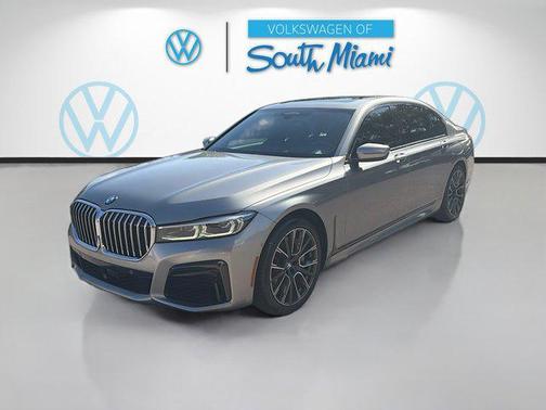 Donington Gray Metallic 2021 BMW 750 i xDrive