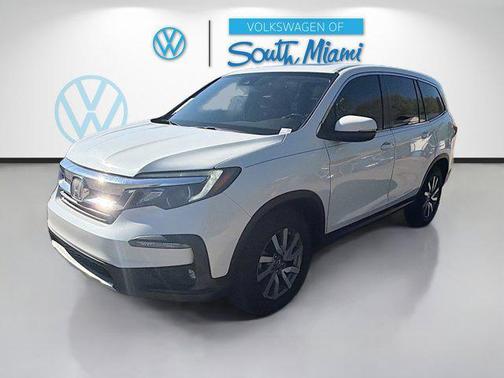 Platinum White Pearl 2021 Honda Pilot 2WD EX-L