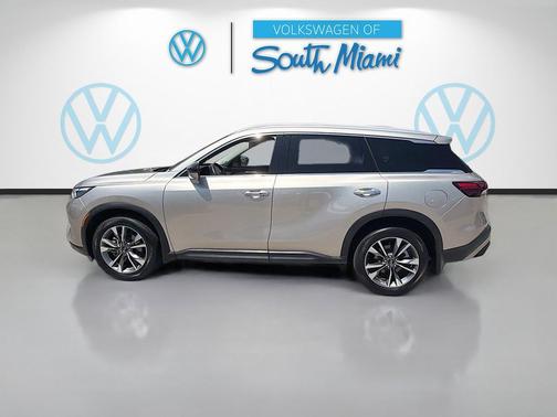 Warm Titanium 2023 INFINITI QX60 Luxe