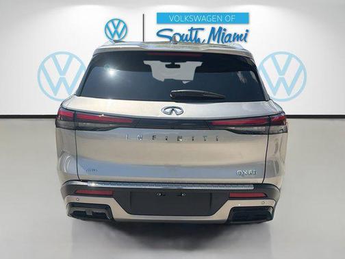 Warm Titanium 2023 INFINITI QX60 Luxe