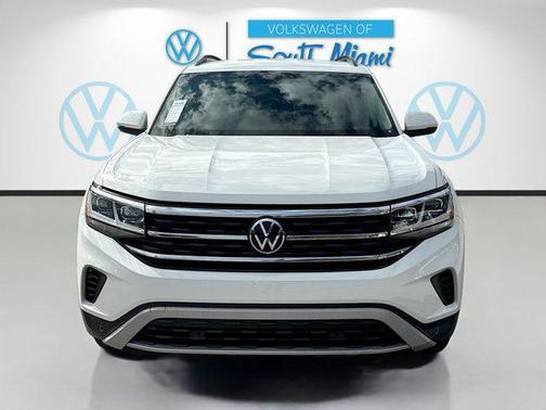 Pure White 2023 Volkswagen Atlas 3.6L SE w/Technology
