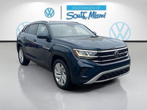 White 2021 Volkswagen Atlas Cross Sport 3.6L V6 SE w/Technology