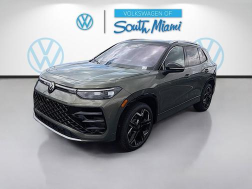 Avocado Green w/Deep Black Roof 2026 Volkswagen Tiguan 2.0T SEL R-Line 4MOTION