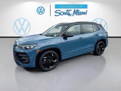 Blue 2026 Volkswagen Tiguan 2.0T SE R-Line Black