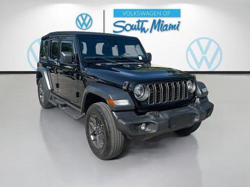 Black Clearcoat 2024 Jeep Wrangler Sport S