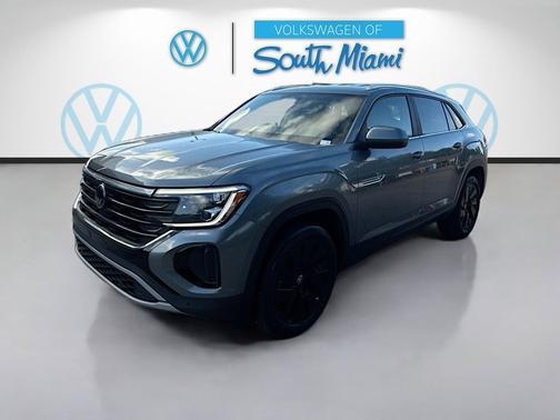 Gray 2024 Volkswagen Atlas Cross Sport 2.0T SE w/Technology