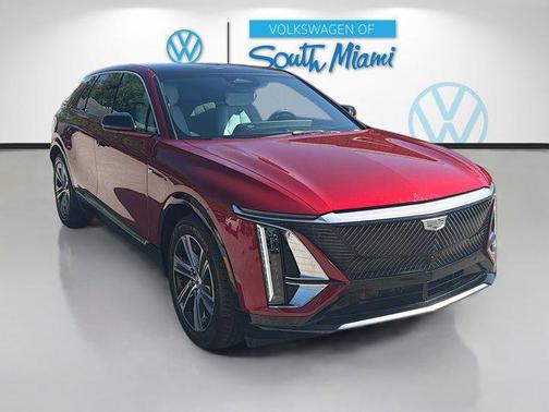 Radiant Red Tintcoat 2024 Cadillac LYRIQ Luxury