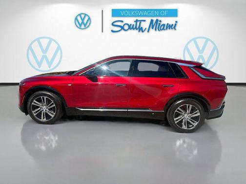 Radiant Red Tintcoat 2024 Cadillac LYRIQ Luxury