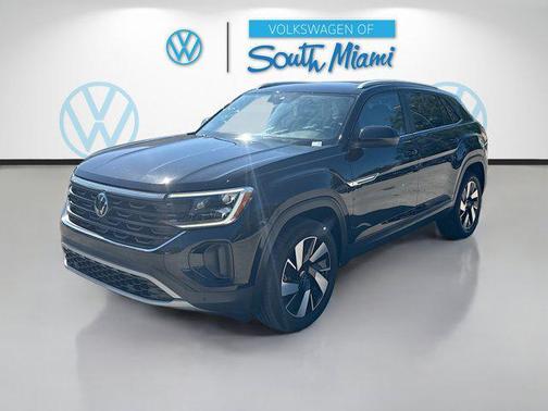 Deep Black 2024 Volkswagen Atlas Cross Sport 2.0T SE w/Technology