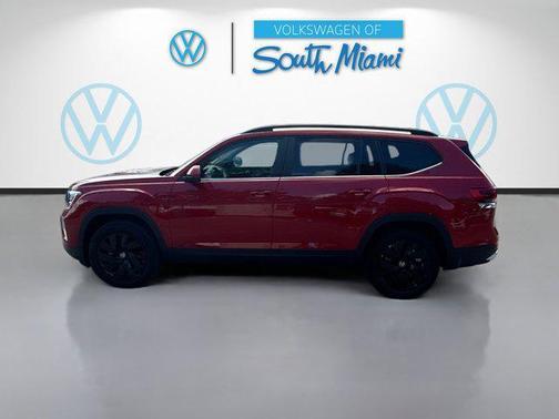 Aurora Red Metallic 2024 Volkswagen Atlas 2.0T SE w/Technology