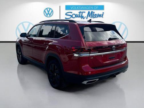 Aurora Red Metallic 2024 Volkswagen Atlas 2.0T SE w/Technology
