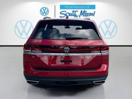 Aurora Red Metallic 2024 Volkswagen Atlas 2.0T SE w/Technology