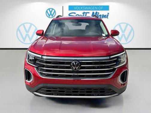 Aurora Red Metallic 2024 Volkswagen Atlas 2.0T SE w/Technology