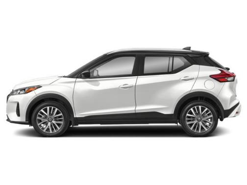 Aspen White/Super Black 2021 Nissan Kicks SV