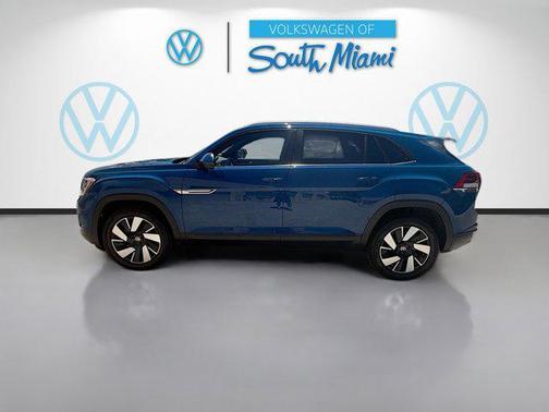 Blue 2025 Volkswagen Atlas Cross Sport 2.0T SE w/Technology 4MOTION