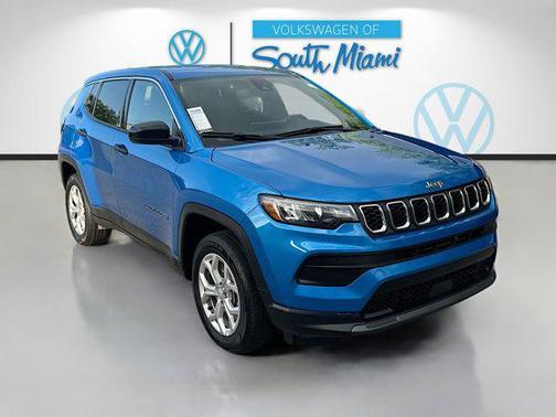 Hydro Blue Pearlcoat 2024 Jeep Compass Sport